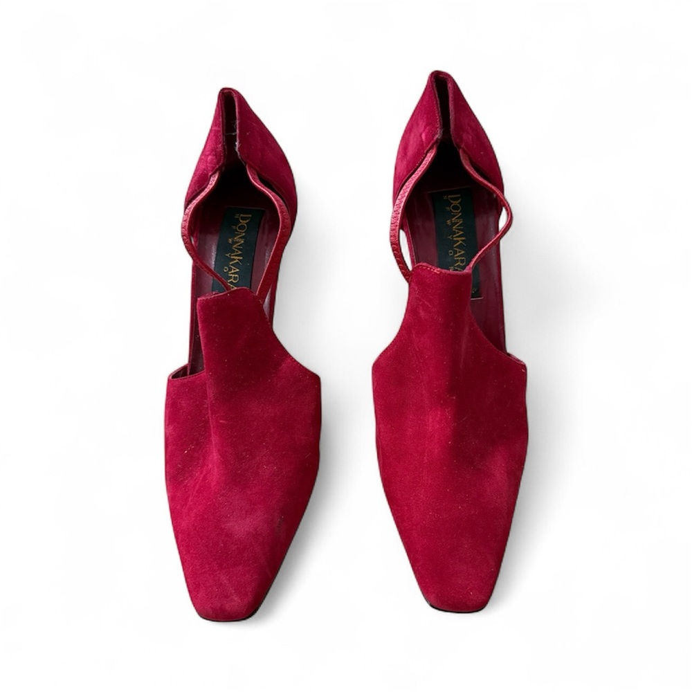 Donna Karan Burgundy Flats